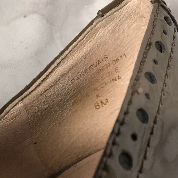 Joan & David 8 Gervais patent pumps brown - Picture 7 of 8